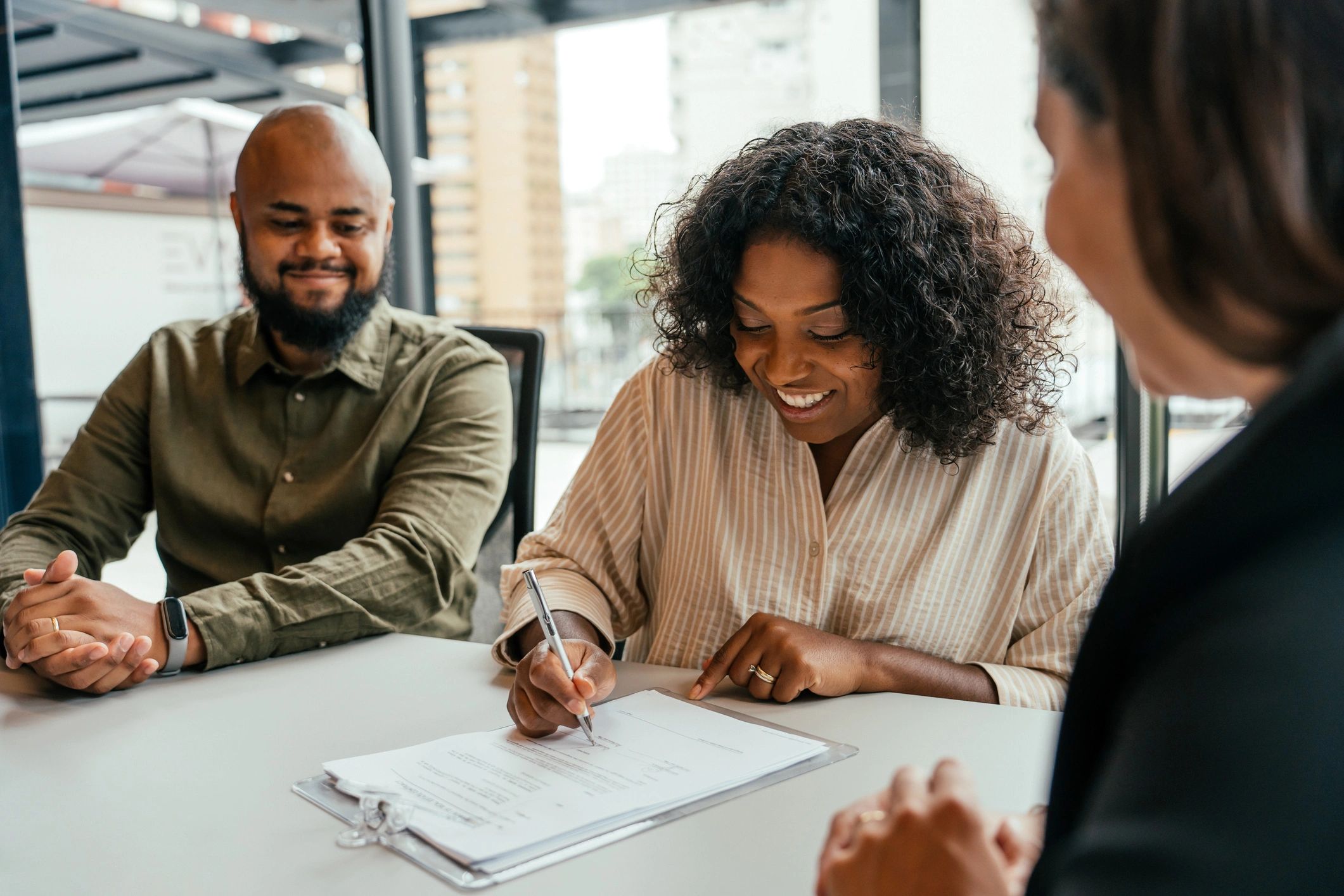 real estate closing handshake